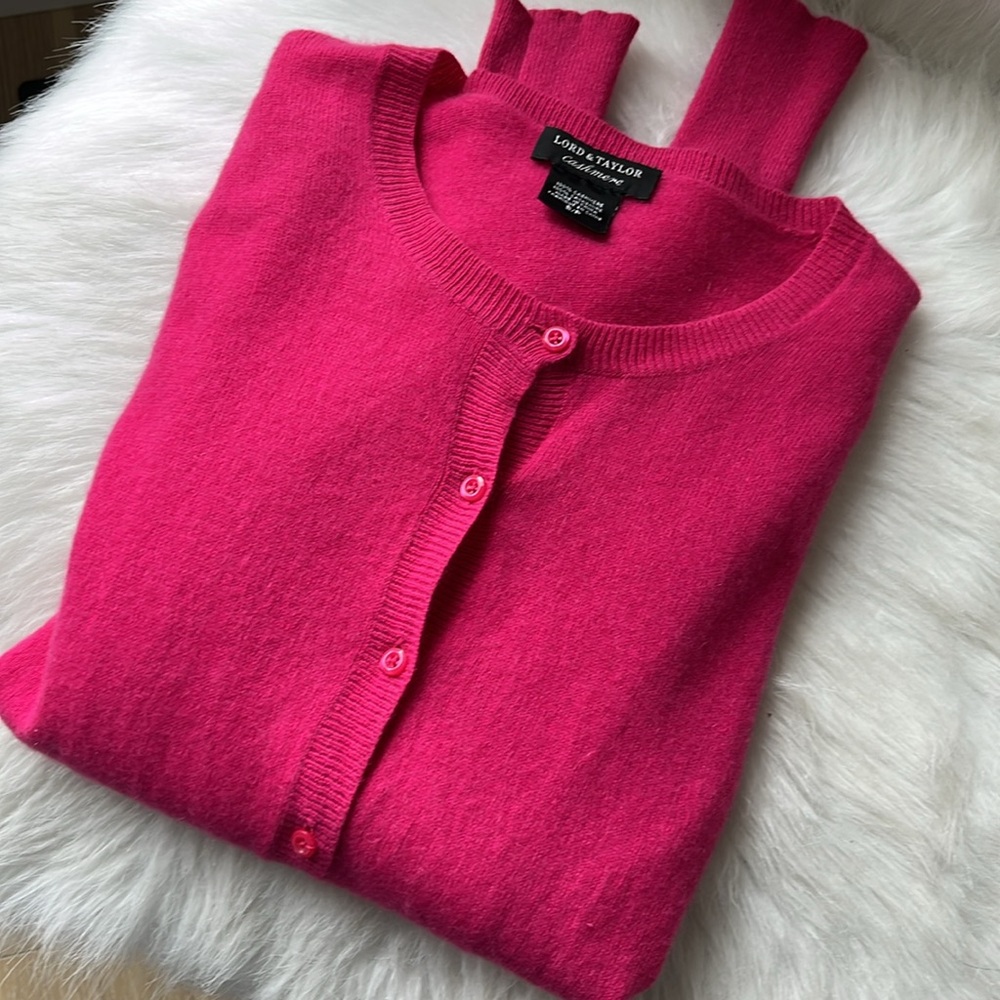 CASHMERE cardigan button down